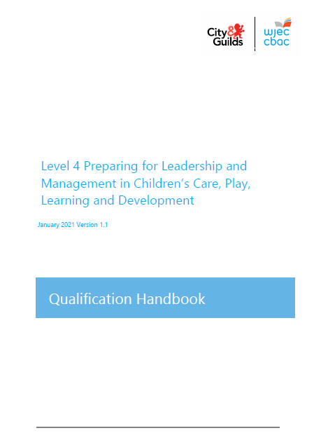 8041 16 L4 Preparing For Leadership And Management In Ccpld Specification Eng V12 Jul21