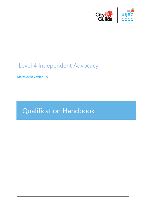 8040 12 L4 Independent Advocacy Qual Handbook Eng V13 Apr22