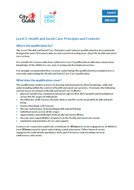 Descriptor L2 Hsc Principles And Contexts Updated Descriptor E