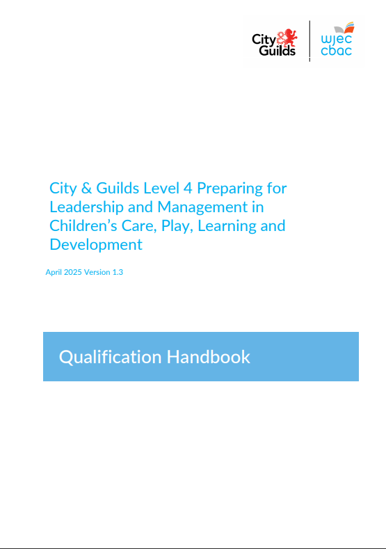 8041 16 L4 Preparing For Leadership And Management In Ccpld Specification Eng V12 Jul21